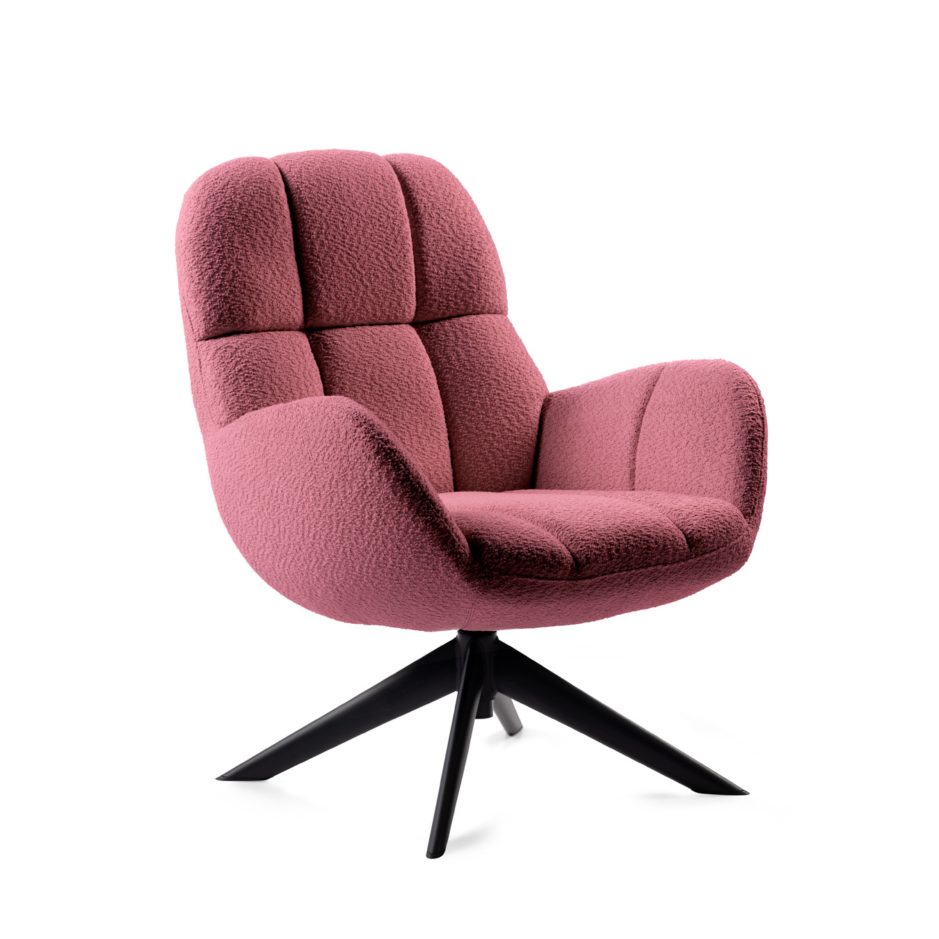 Anne draaifauteuil bordo