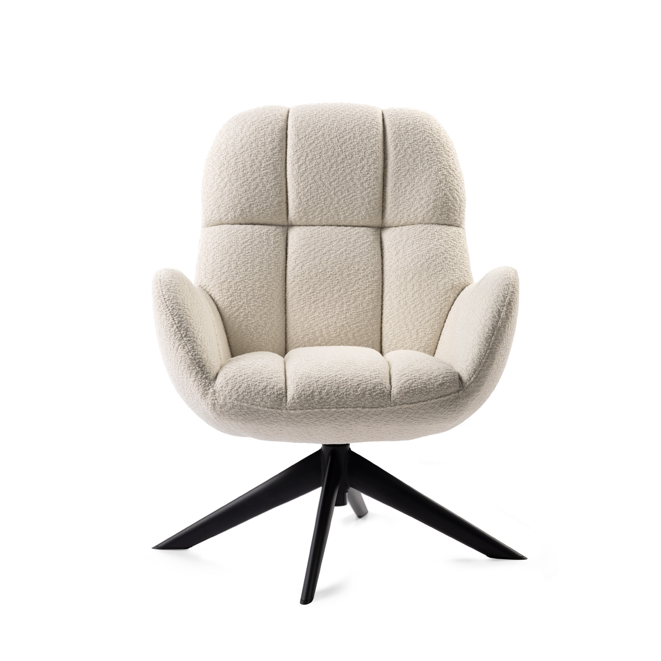 Anne draaifauteuil offwhite